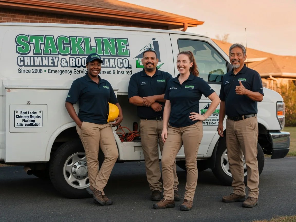 Chimney flashing repair company in Folsom, LA